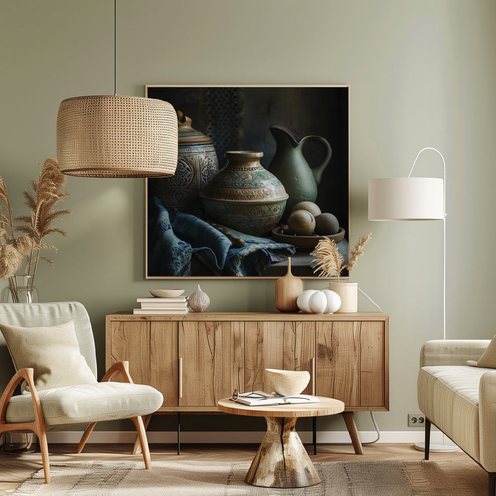 Tijdloze aardewerkstilleermachine | Canvas