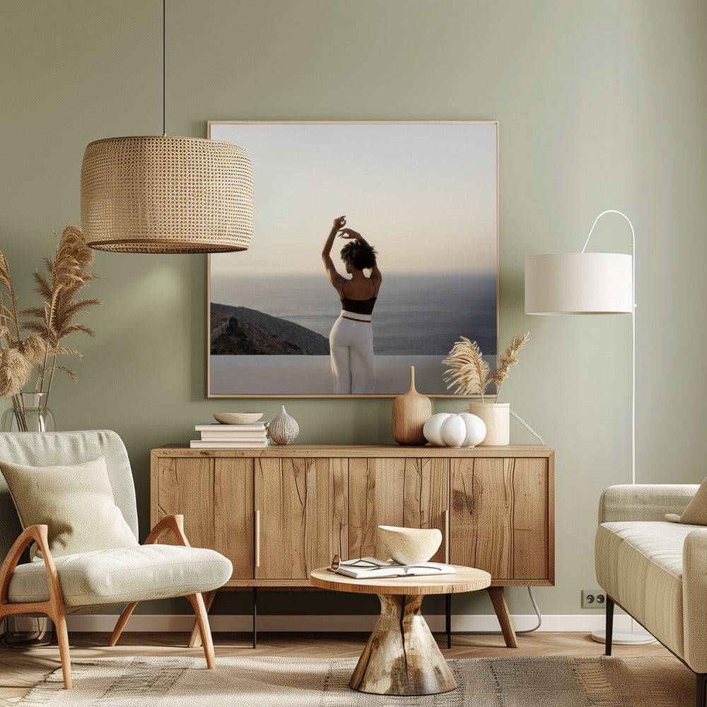 Poseren aan zee | Canvas