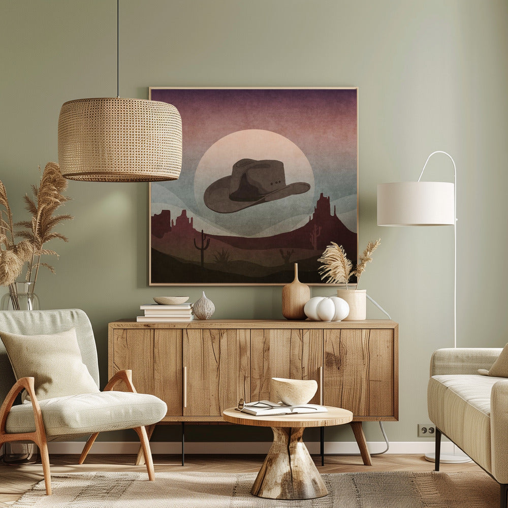 Woestijn Cowboy Droom | Canvas