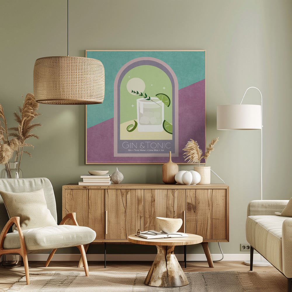 Chic Gin Twilight | Canvas