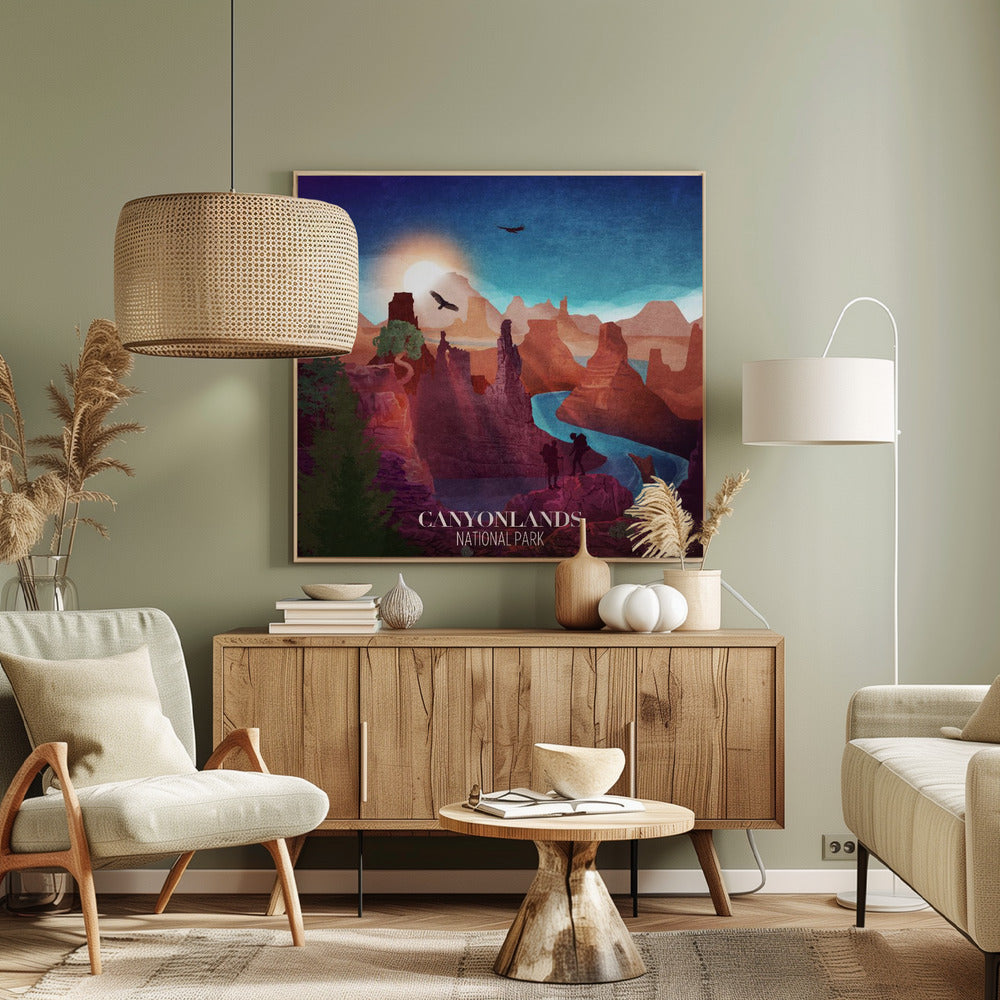 Canyon Zonsopgang Uitzicht | Canvas