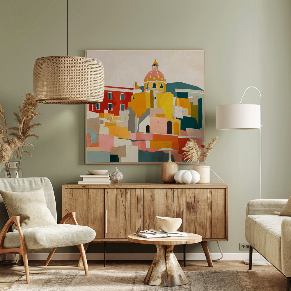 Procida Italië Kopie | Canvas