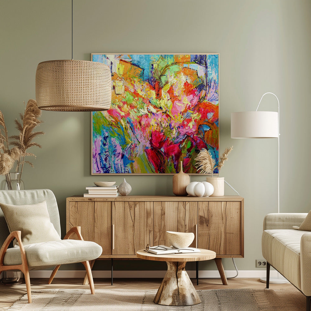 Schitterende Bloeiende Scape | Canvas