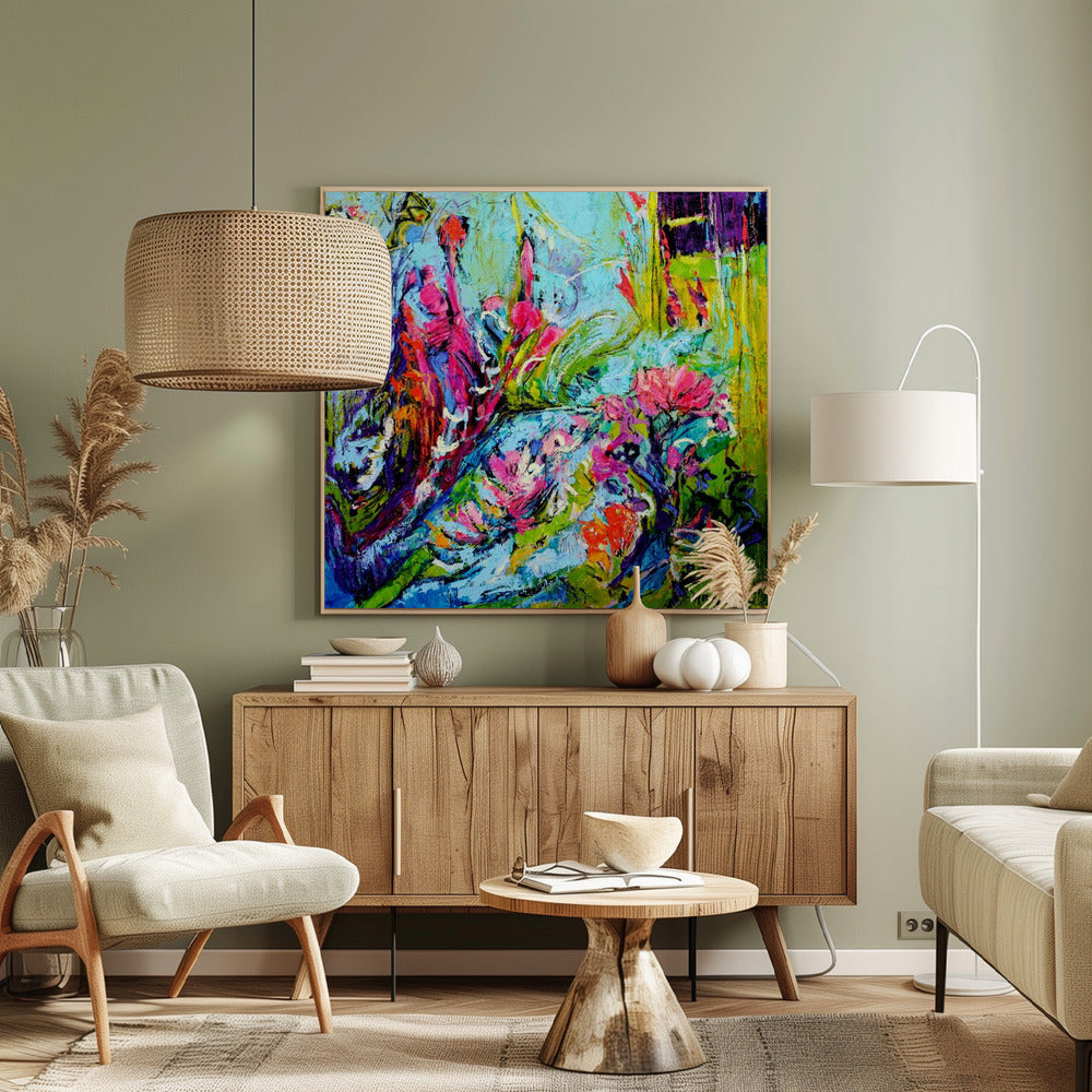 Botanische straling | Canvas