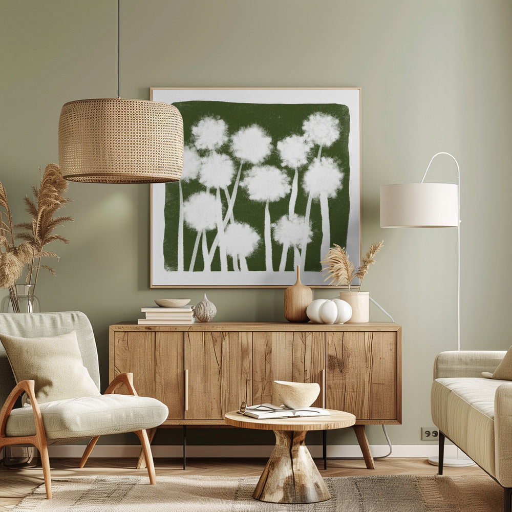 Groen Abstract | Canvas