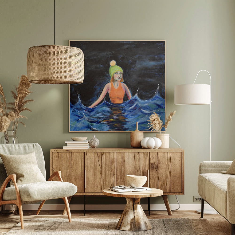 Wildzwemmen | Canvas