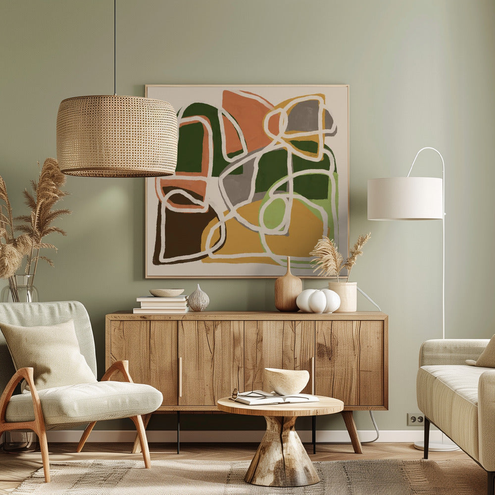Lijnen en vormen | Canvas