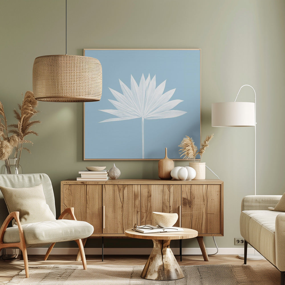 Tropisch Blauw 2 | Canvas