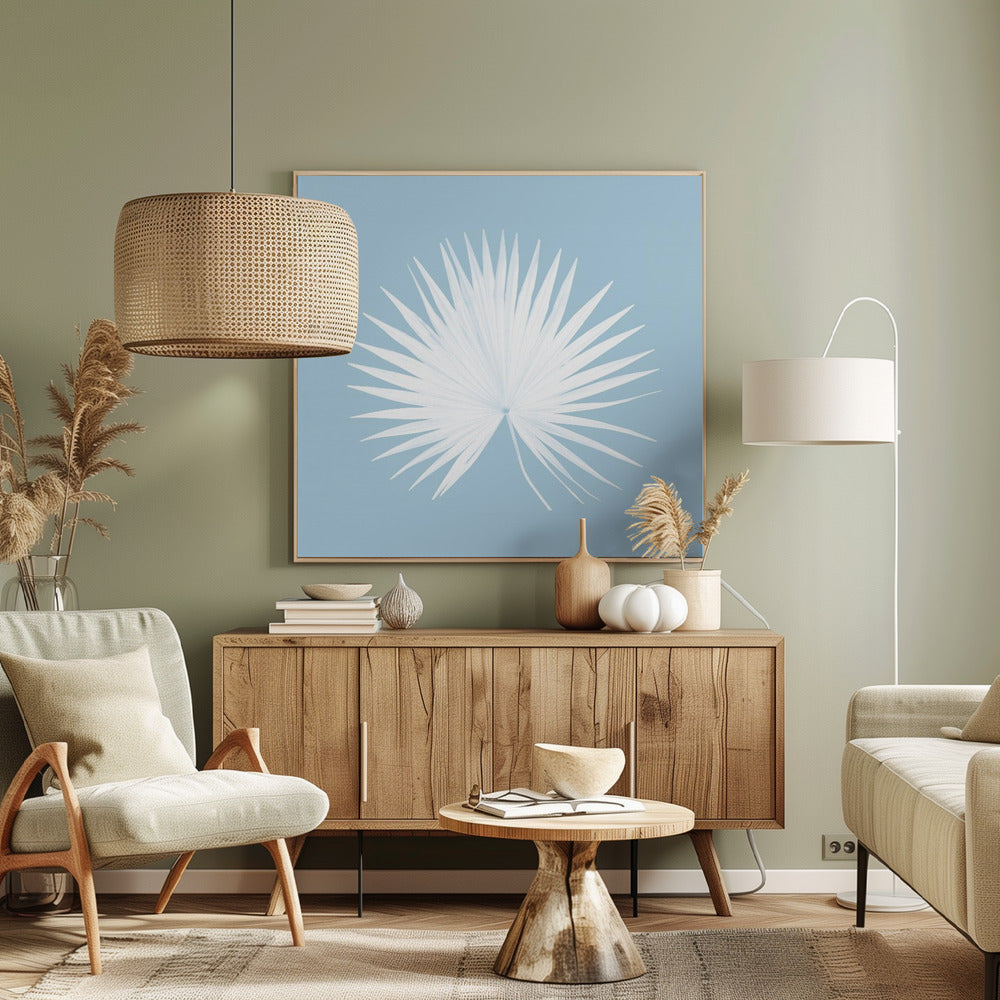 Tropisch Blauw 1 | Canvas