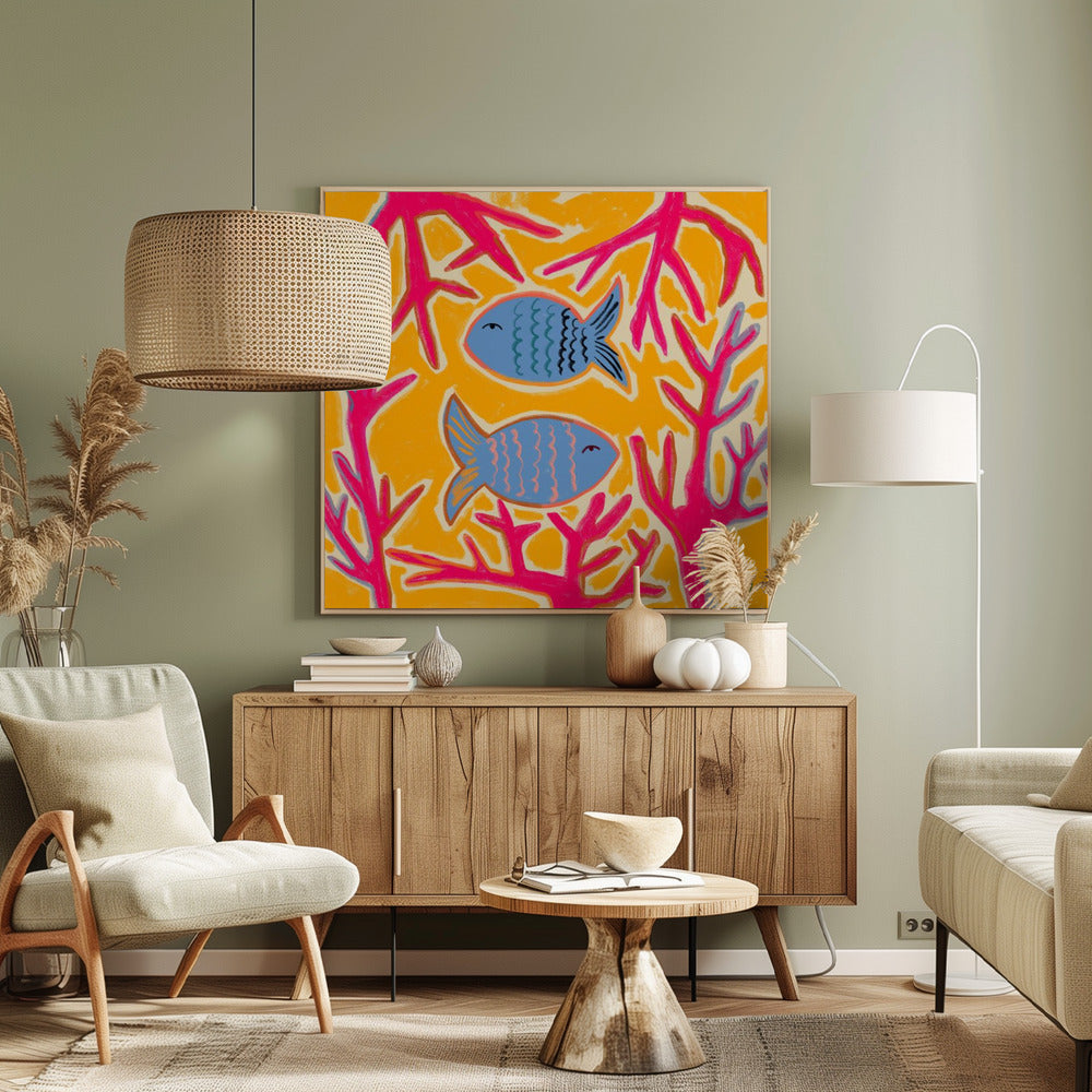 Koraal Metgezellen | Canvas