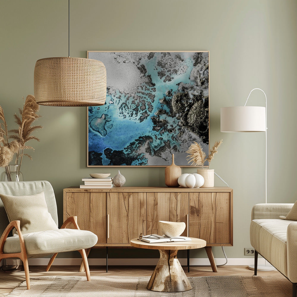 Meest populair - Maritime Majesty - Turquoise Coral Vibes | Canvas