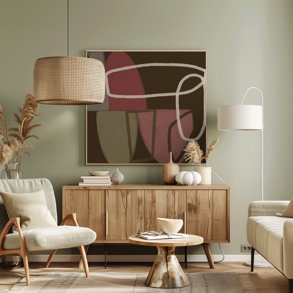 Abstracte cirkels | Canvas