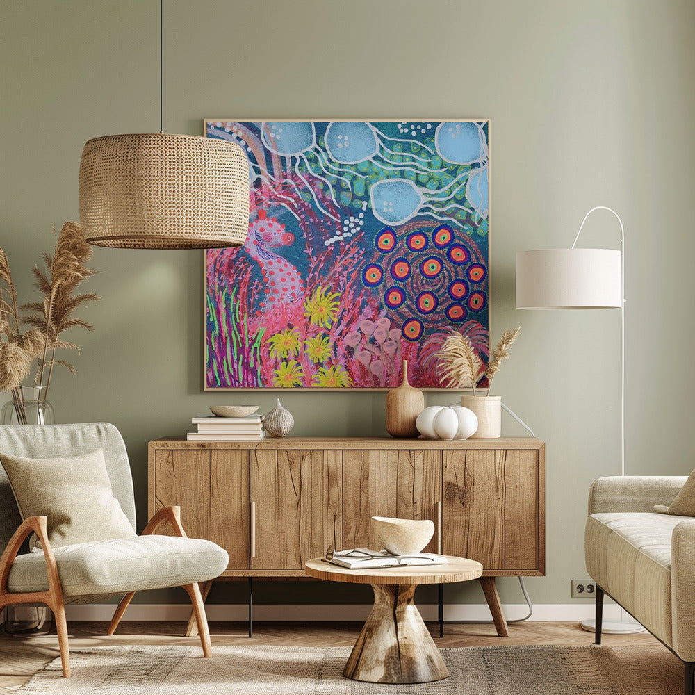 Zeepaardje in het regenwoud van de zee | Canvas