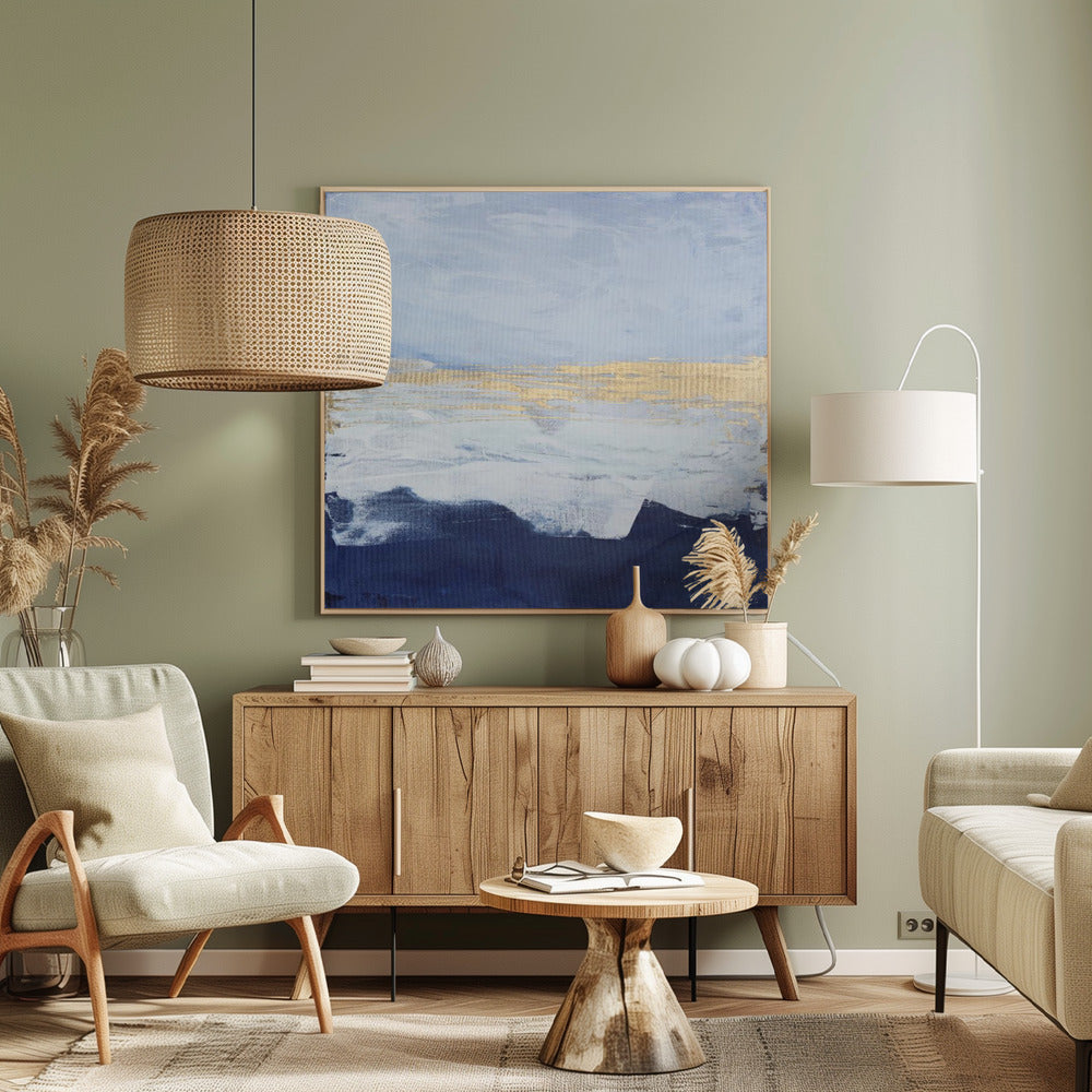 Vreedzame Gouden Horizon | Canvas
