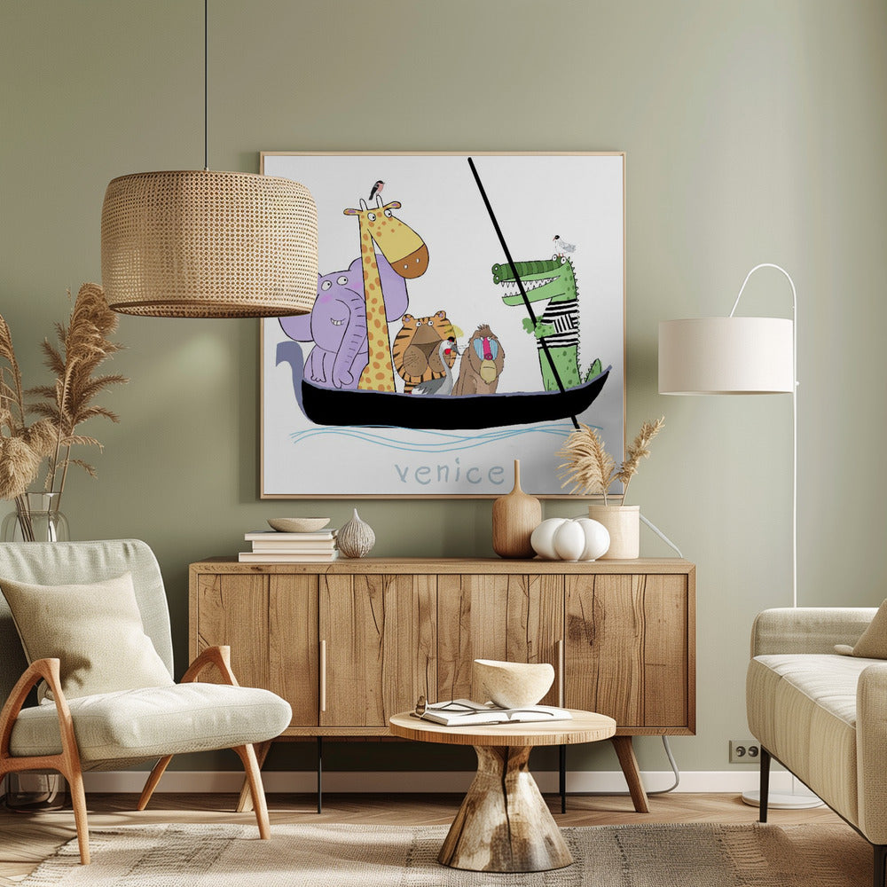 Venetiaanse safaritocht | Canvas