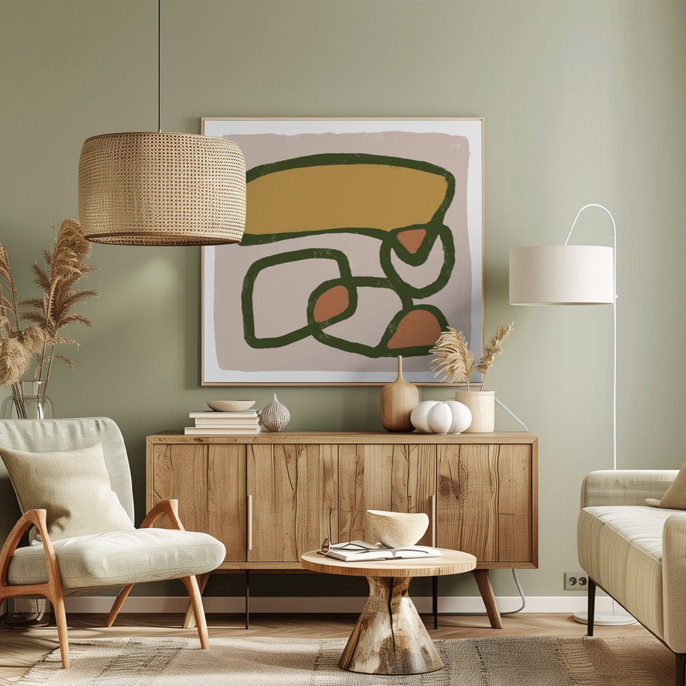 Abstracte cirkels | Canvas