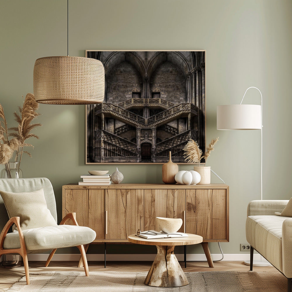 Eerbetoon aan Escher | Canvas