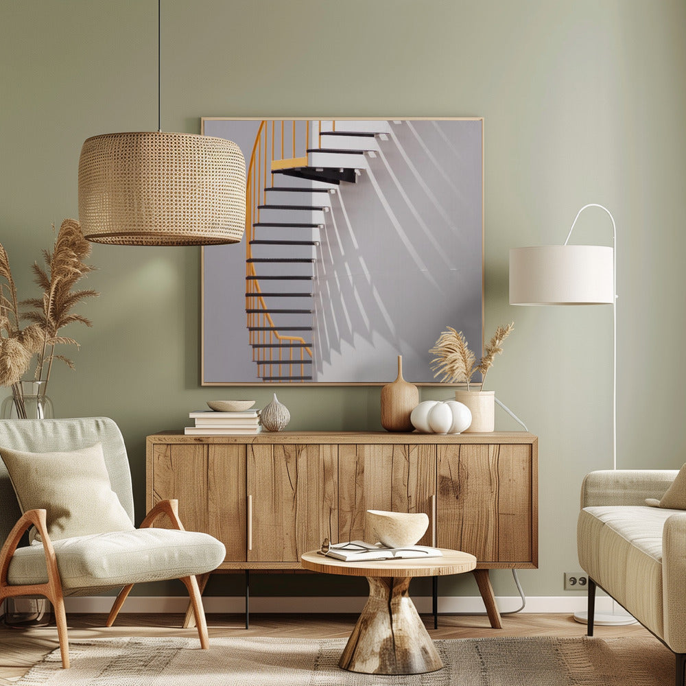 Yellow Staircase | Canvas