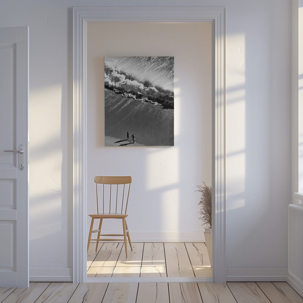 Van bovenaf | Canvas