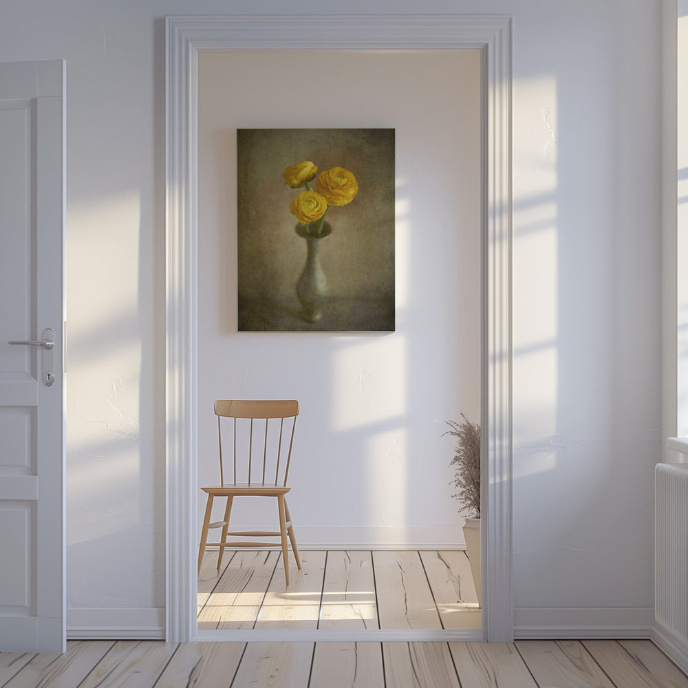 Gele boterbloemen | Canvas