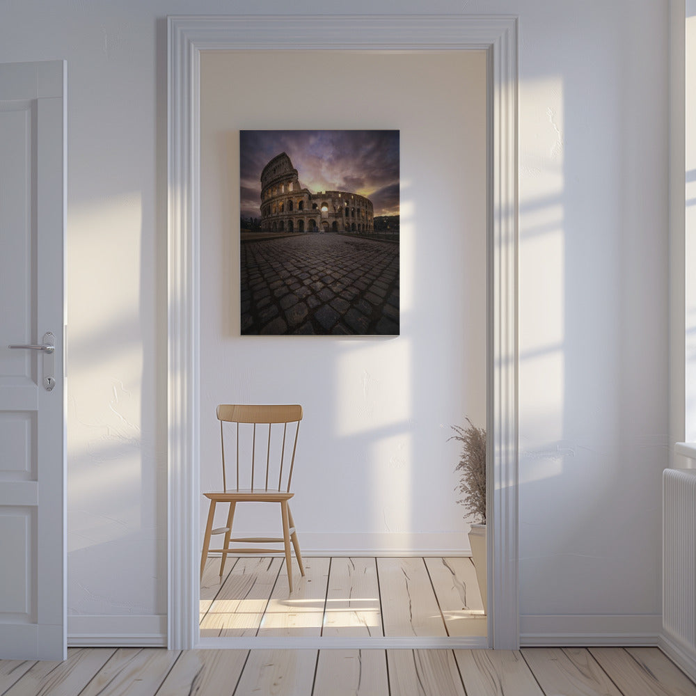 Tres luces geen bruine perdidas. | Canvas