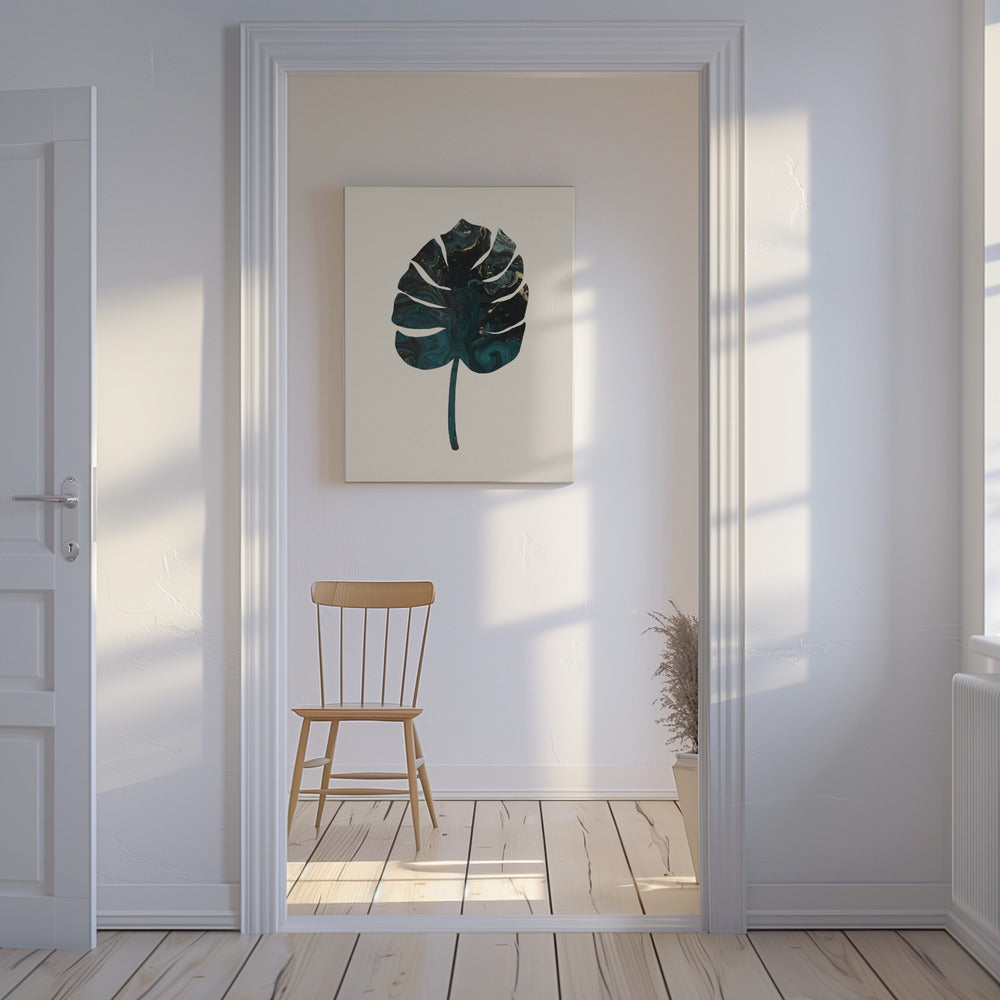 Monstera Marmergroen | Canvas