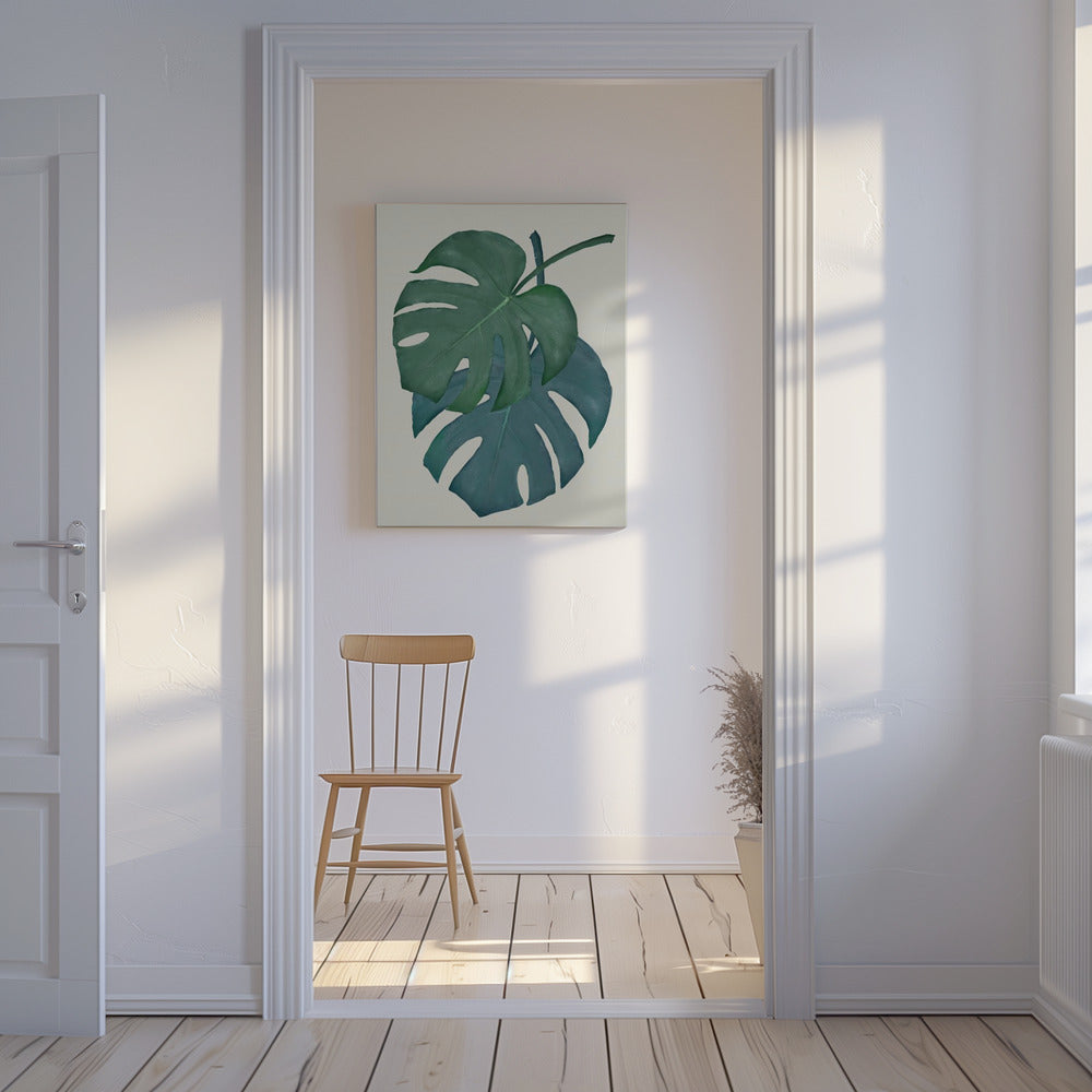 Monstera Aqua 06 | Canvas