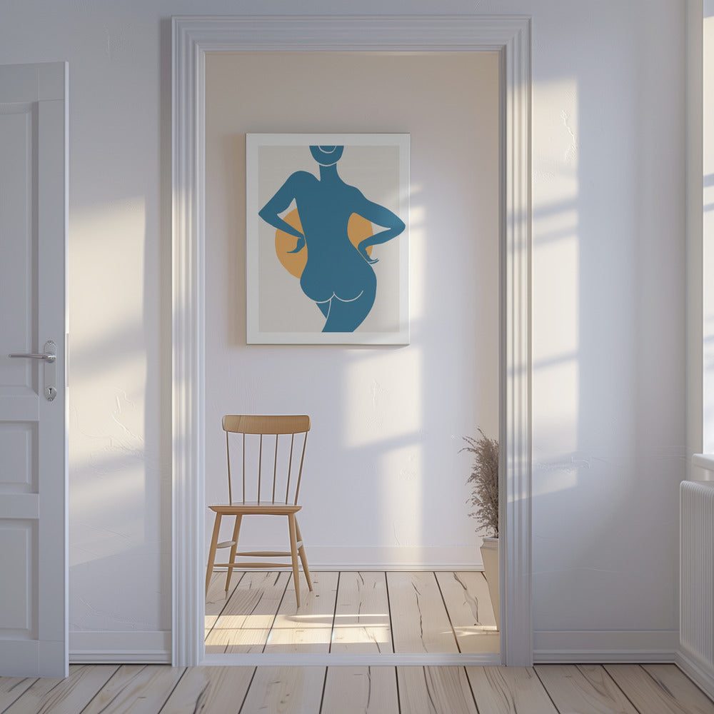 Blauwe Vrouw | Canvas