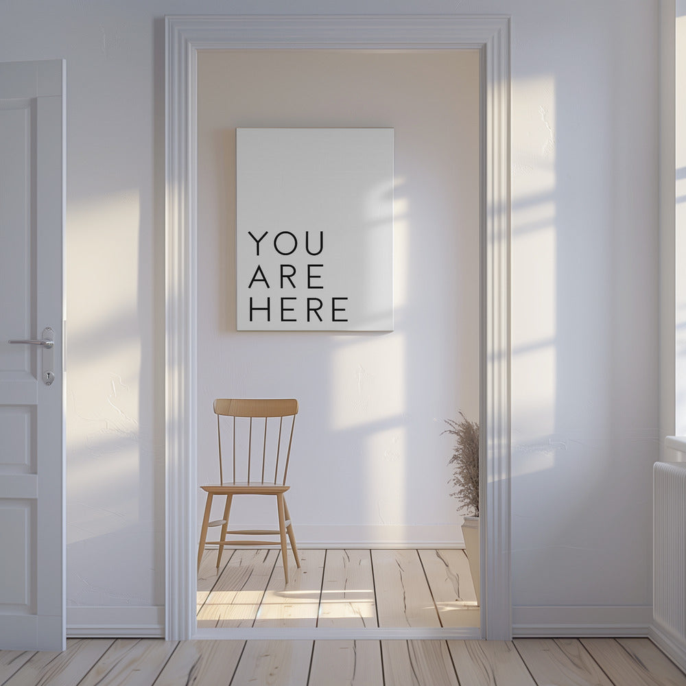 Je bent hier | Canvas