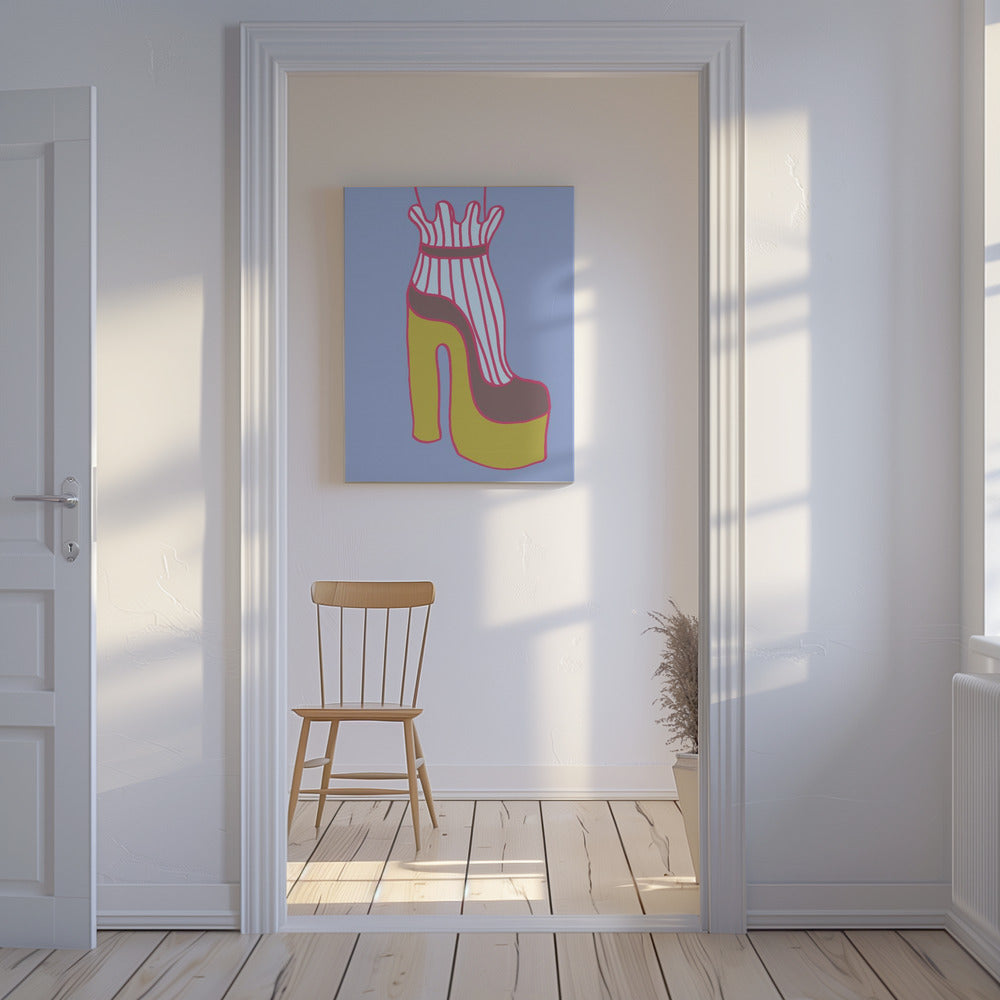 Yellow Heel 01 | Canvas