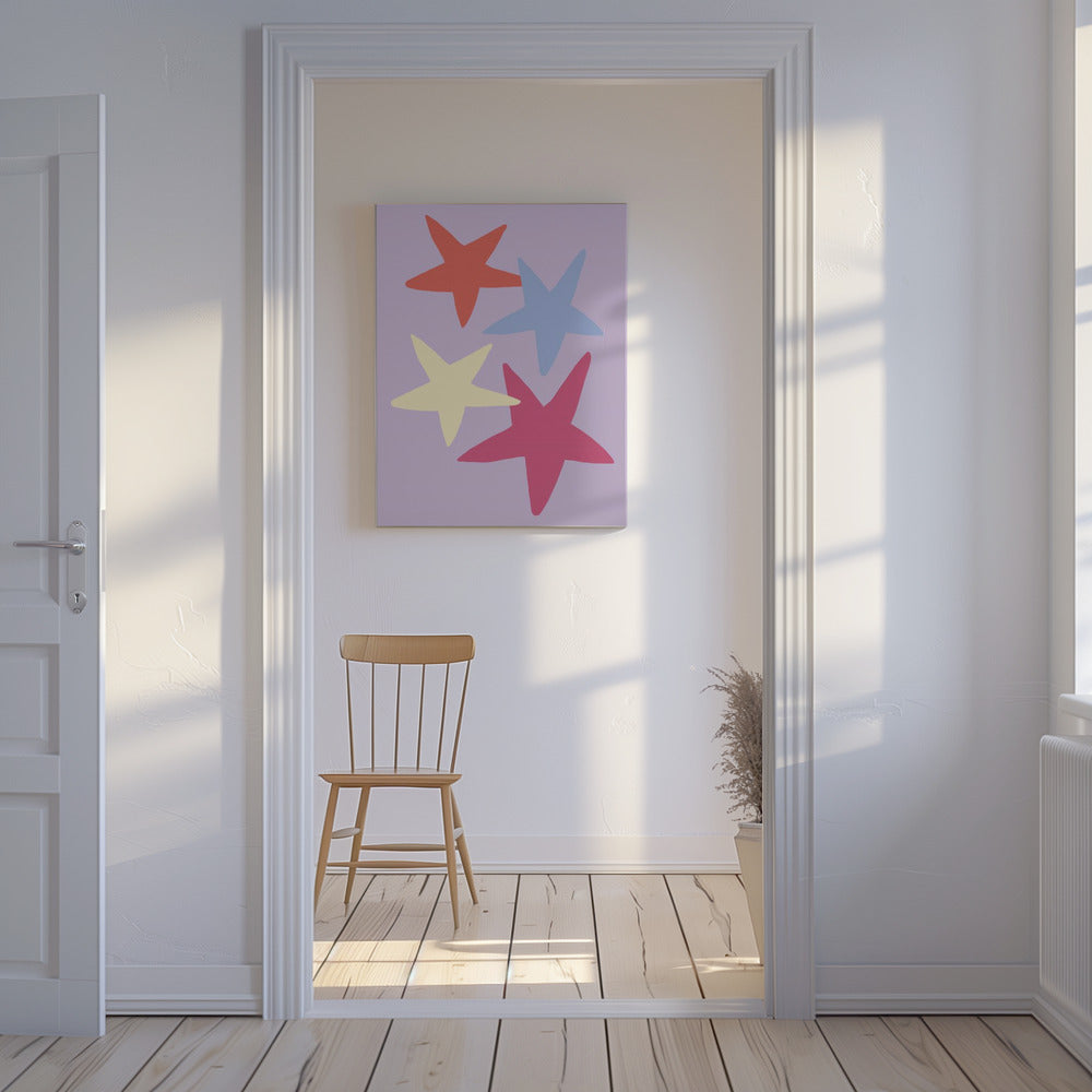 Vier Sterren 01 | Canvas