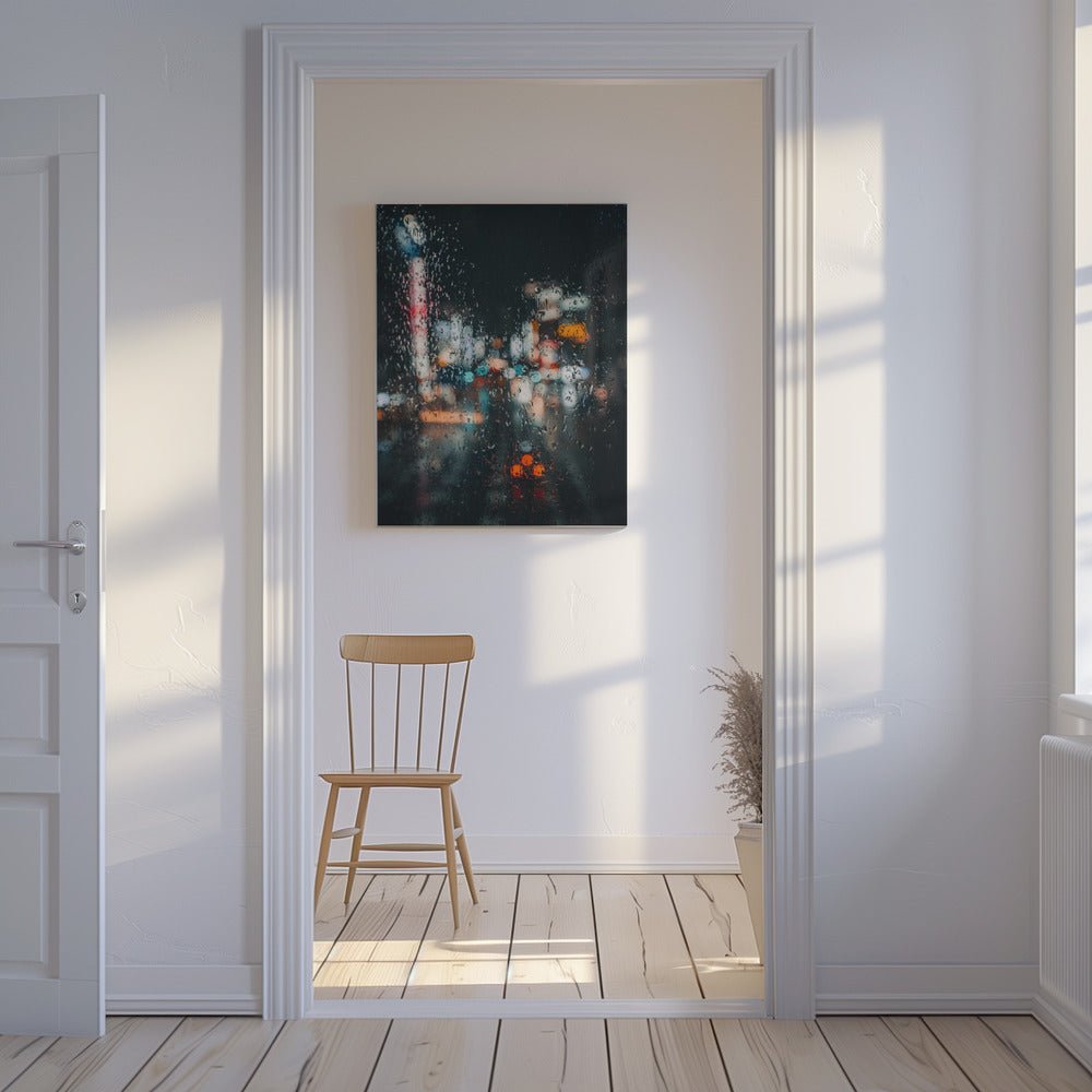 De wereld door glas | Canvas