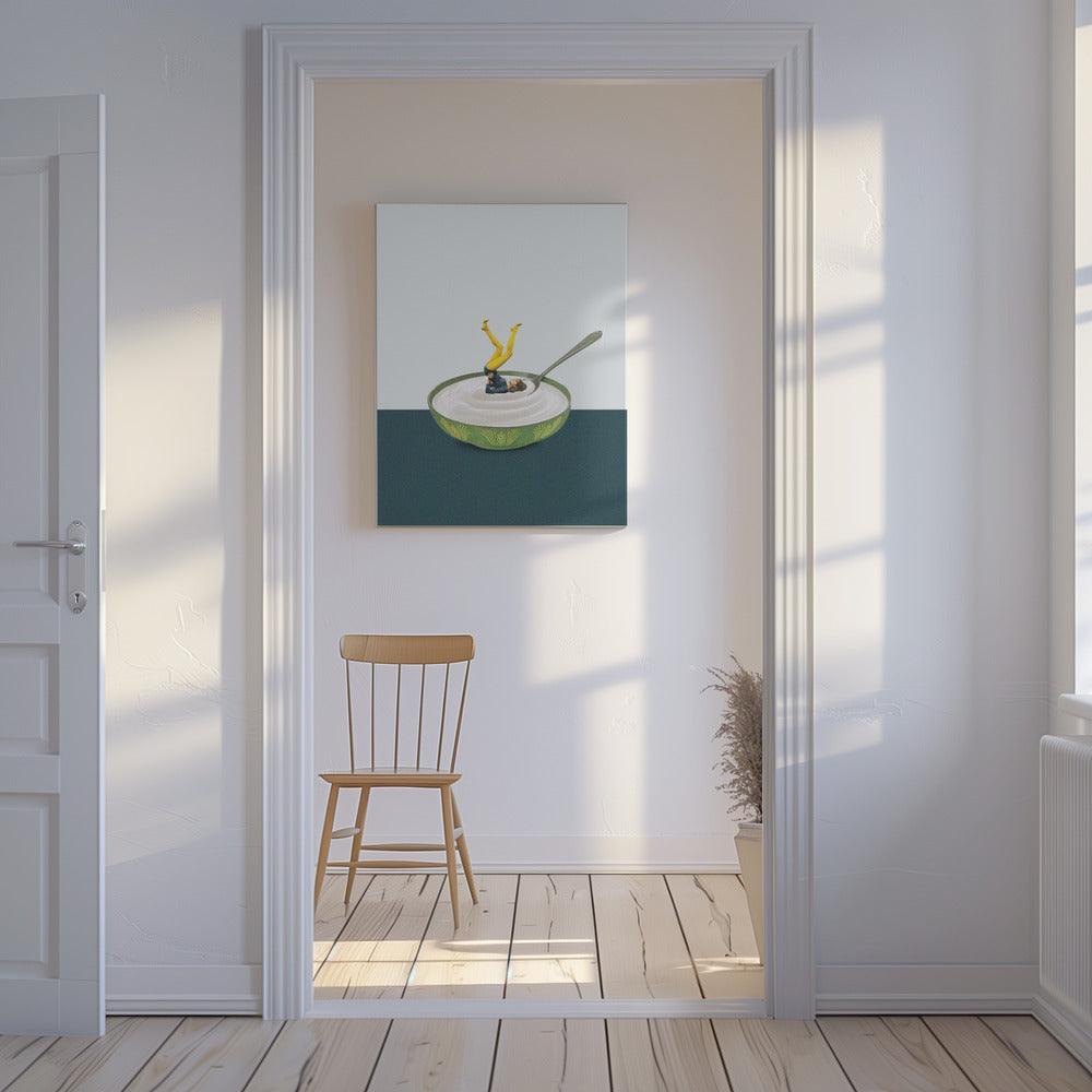 Yoga in mijn yoghurt | Canvas
