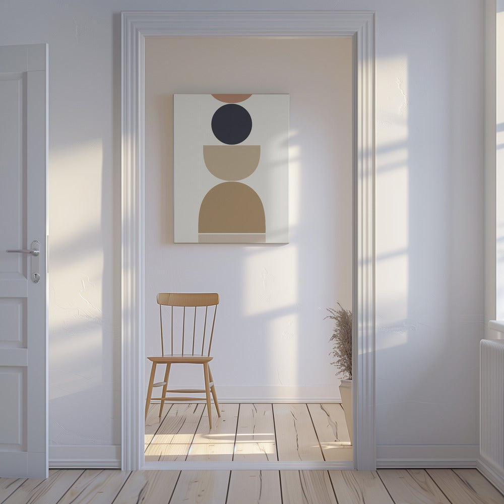 Abstracte geometrische harmonie | Canvas