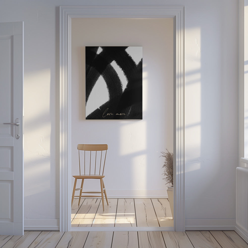 Het abstracte pad van de liefde | Canvas