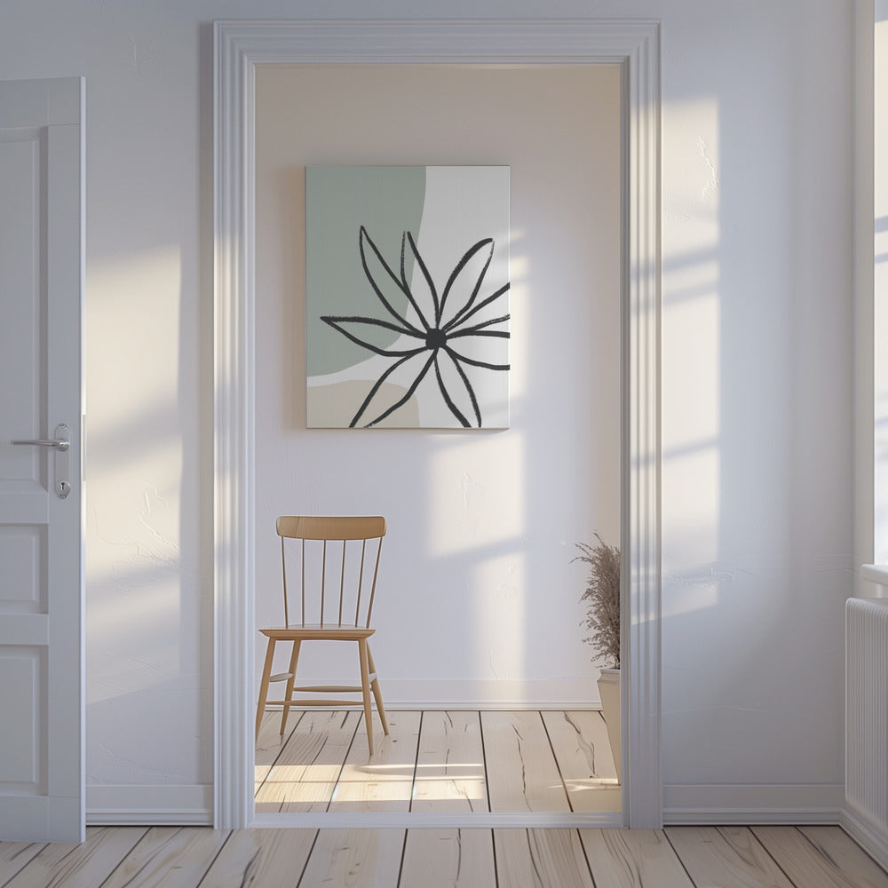 Bloemblaadjes van eenvoud | Canvas
