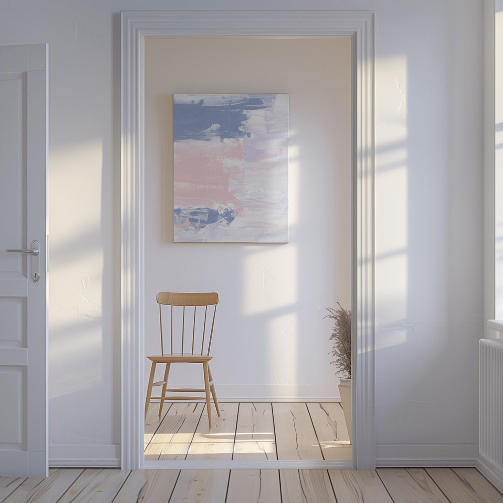 Pastelpenseelstreken | Canvas