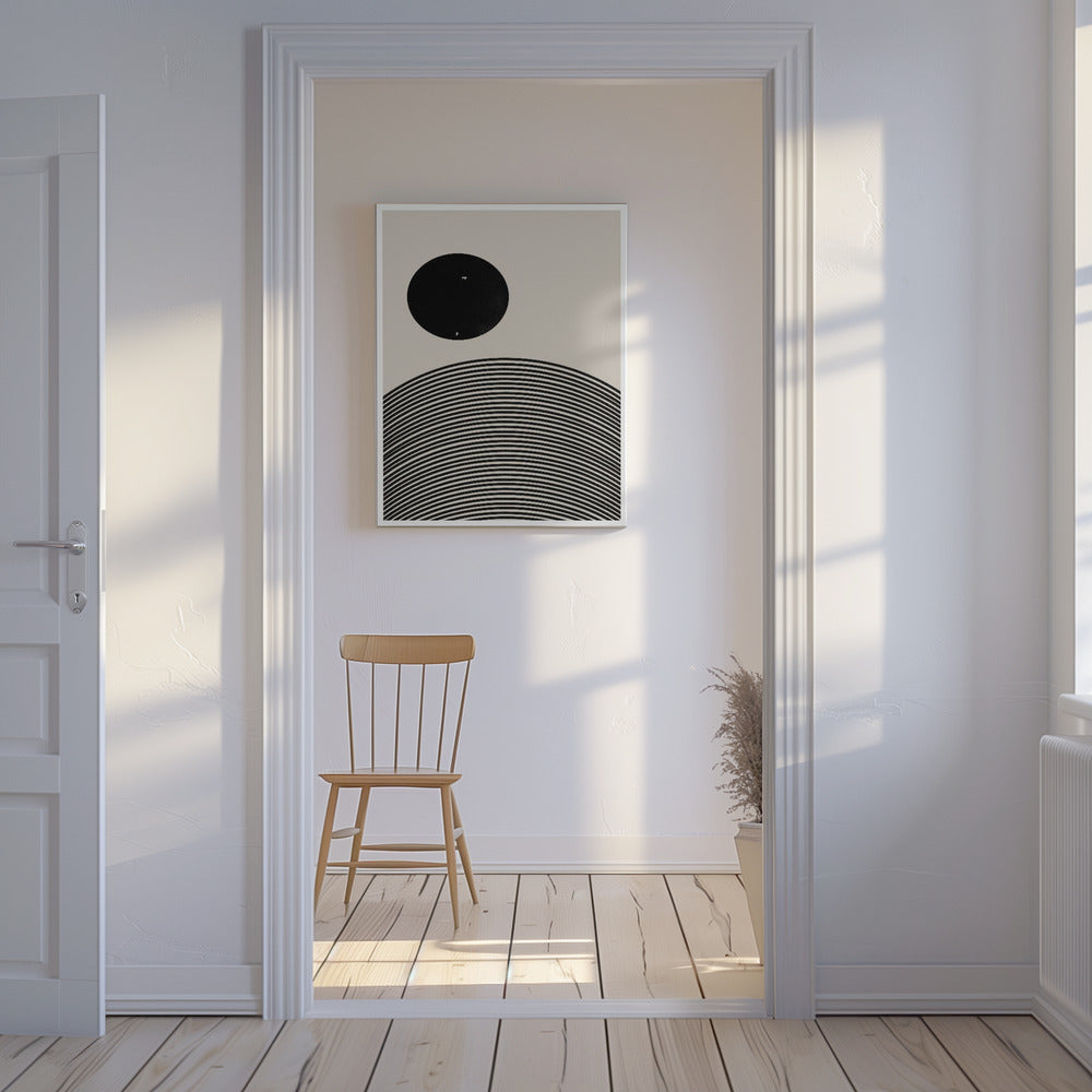 Cirkel en krommen | Canvas