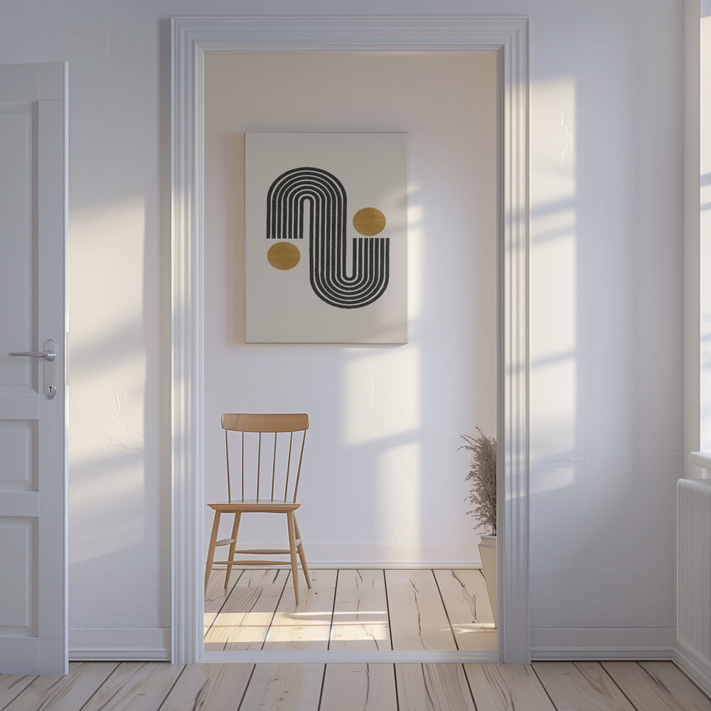 Curved Harmony | Canvas