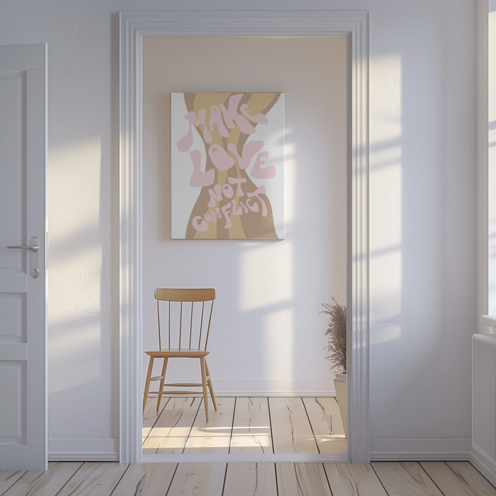 Maak liefde, geen conflict | Canvas