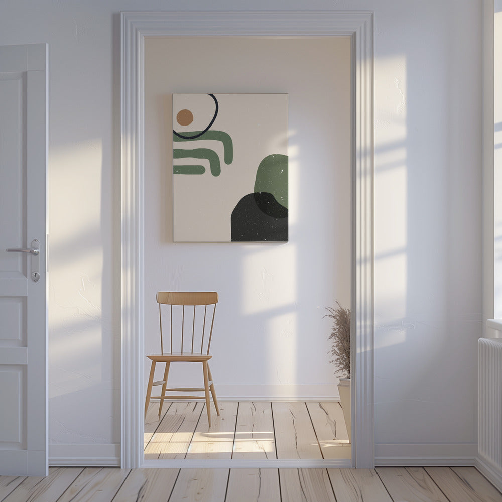 Abstracte compositie 7 | Canvas