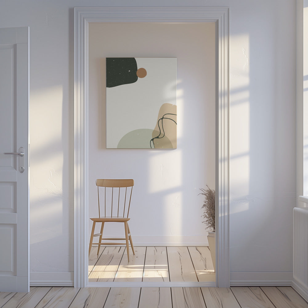 Abstracte compositie 8 | Canvas