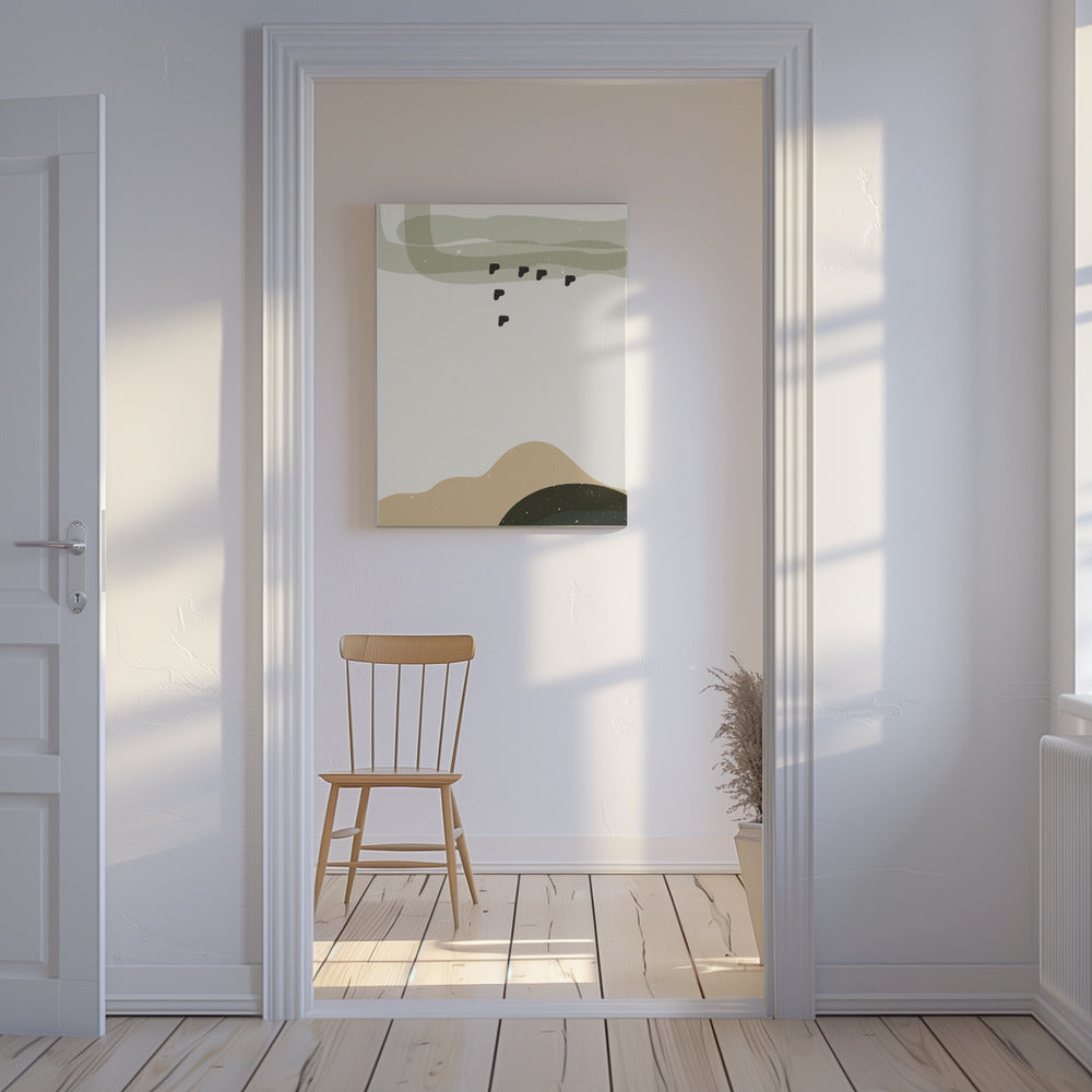Abstracte compositie 9 | Canvas