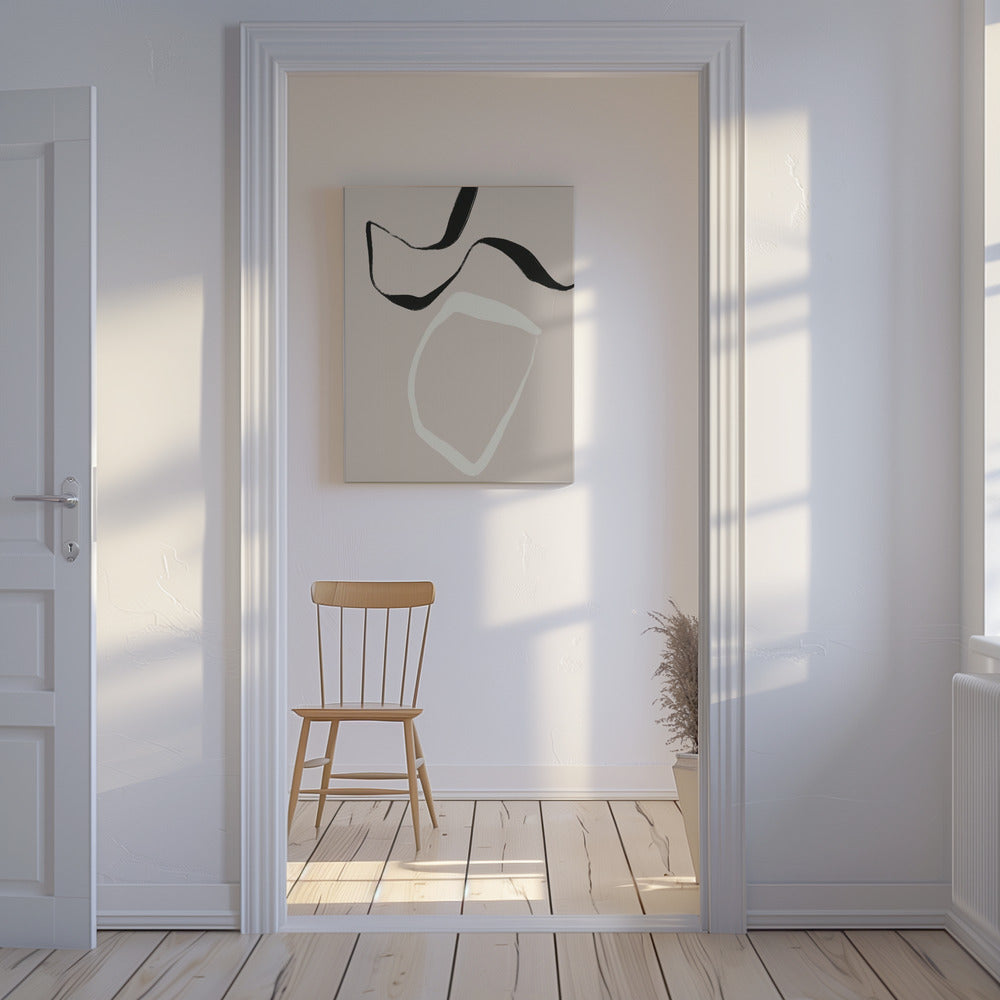Zwevende vormen | Canvas