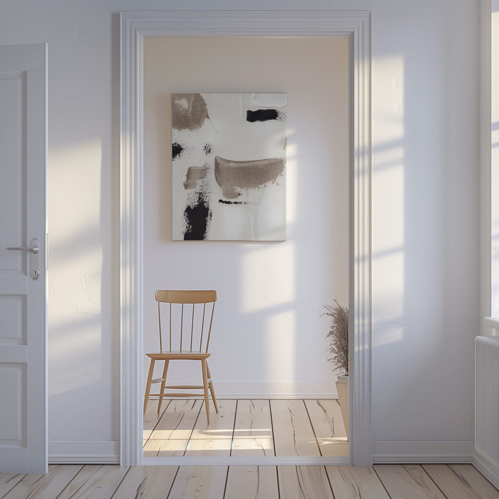 Abstracte vegen | Canvas