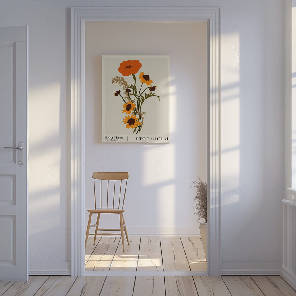 Bloemenmarkt. Stockholm | Canvas