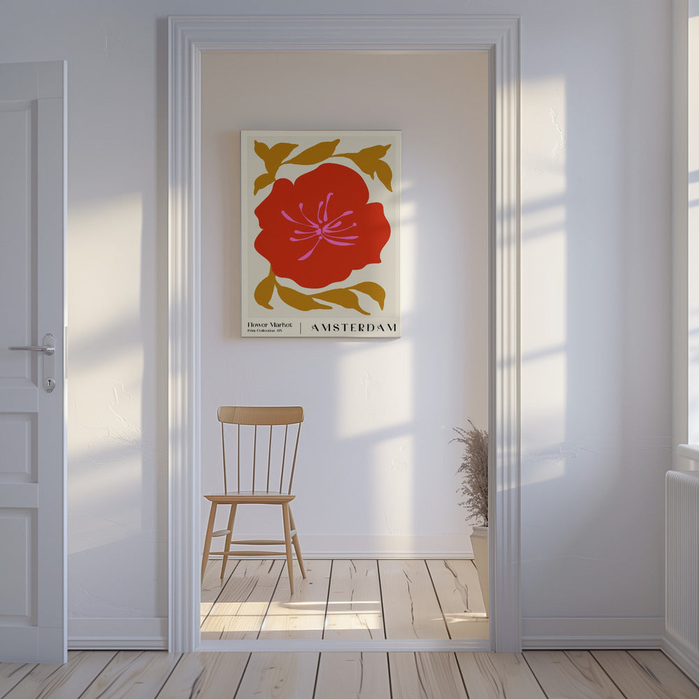 Bloemenmarkt. Amsterdam | Canvas