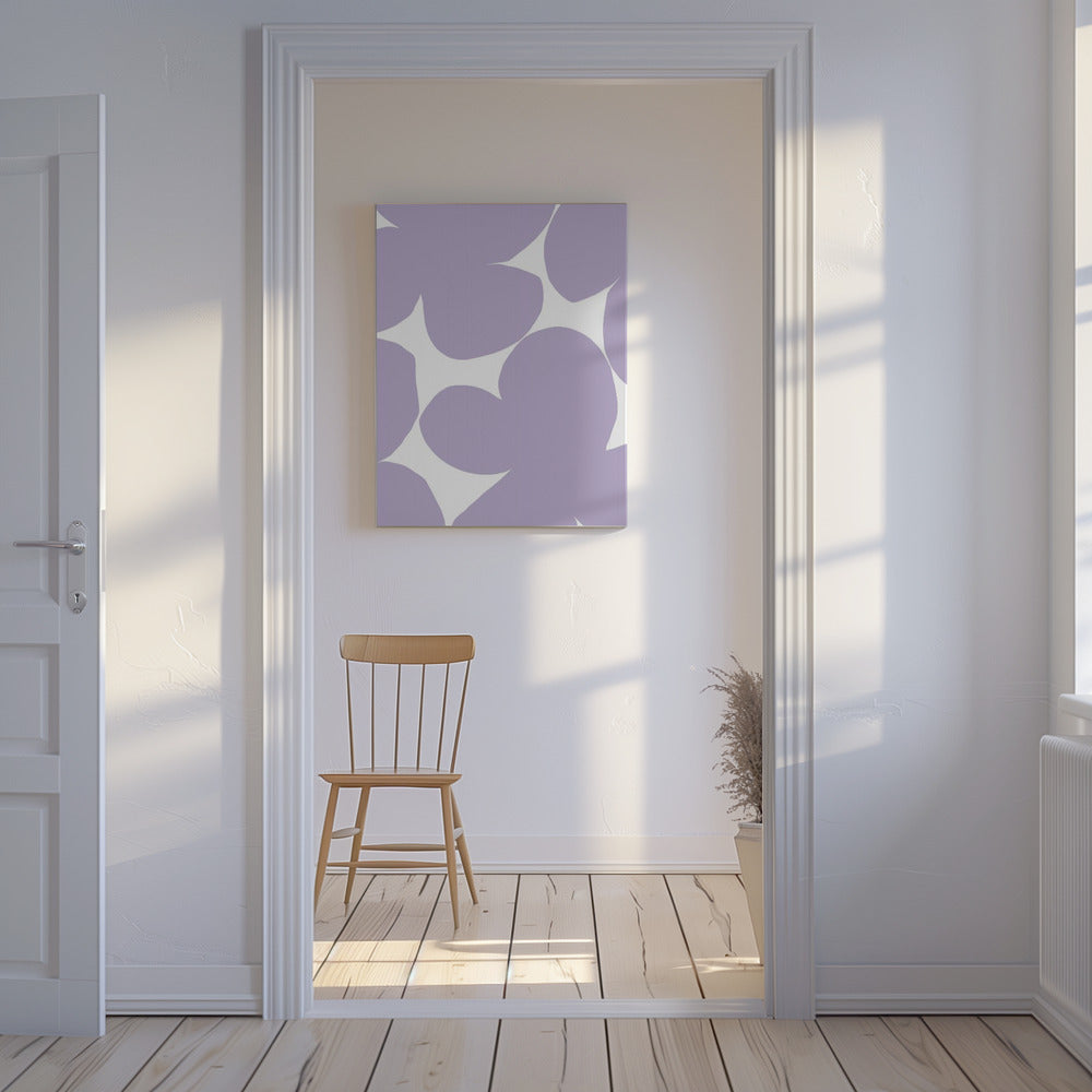 Lavendelblaadjes | Canvas