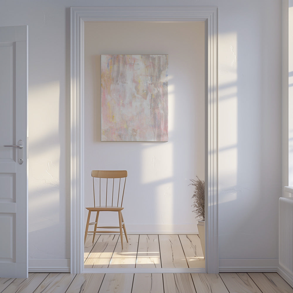 Fluid Brushstrokes and Subtle Splashes | Canvas