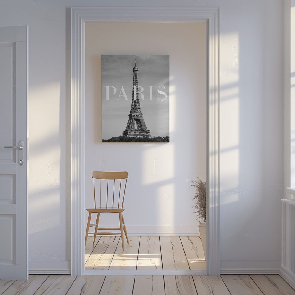 Parijs Tekst 2 | Canvas